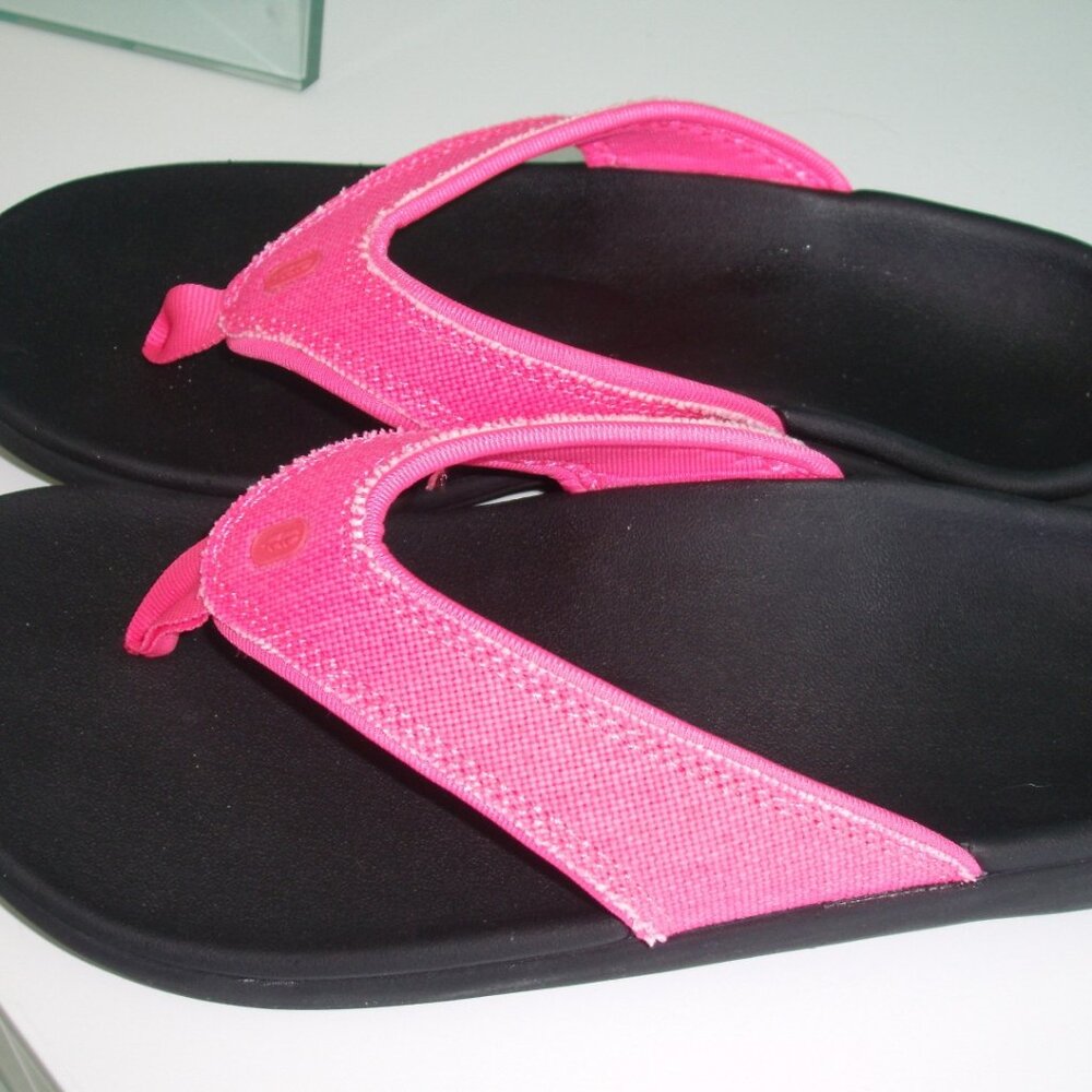 Revitalign Orthotic Neon Pink Thong Sandals - Kholo Melrose NEW 7 - Picture 2 of 4